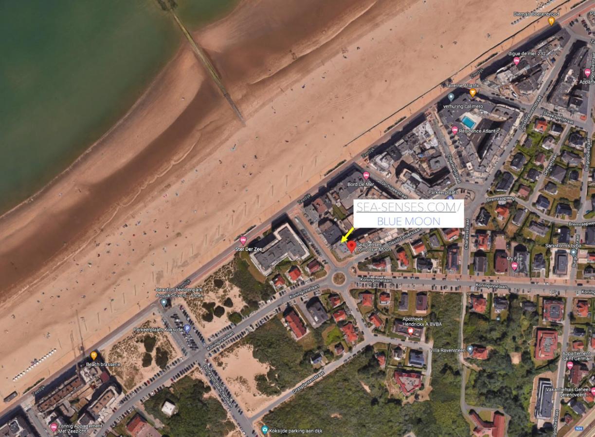 Sea-Senses Com/Blue Moon Apartment Koksijde Bagian luar foto